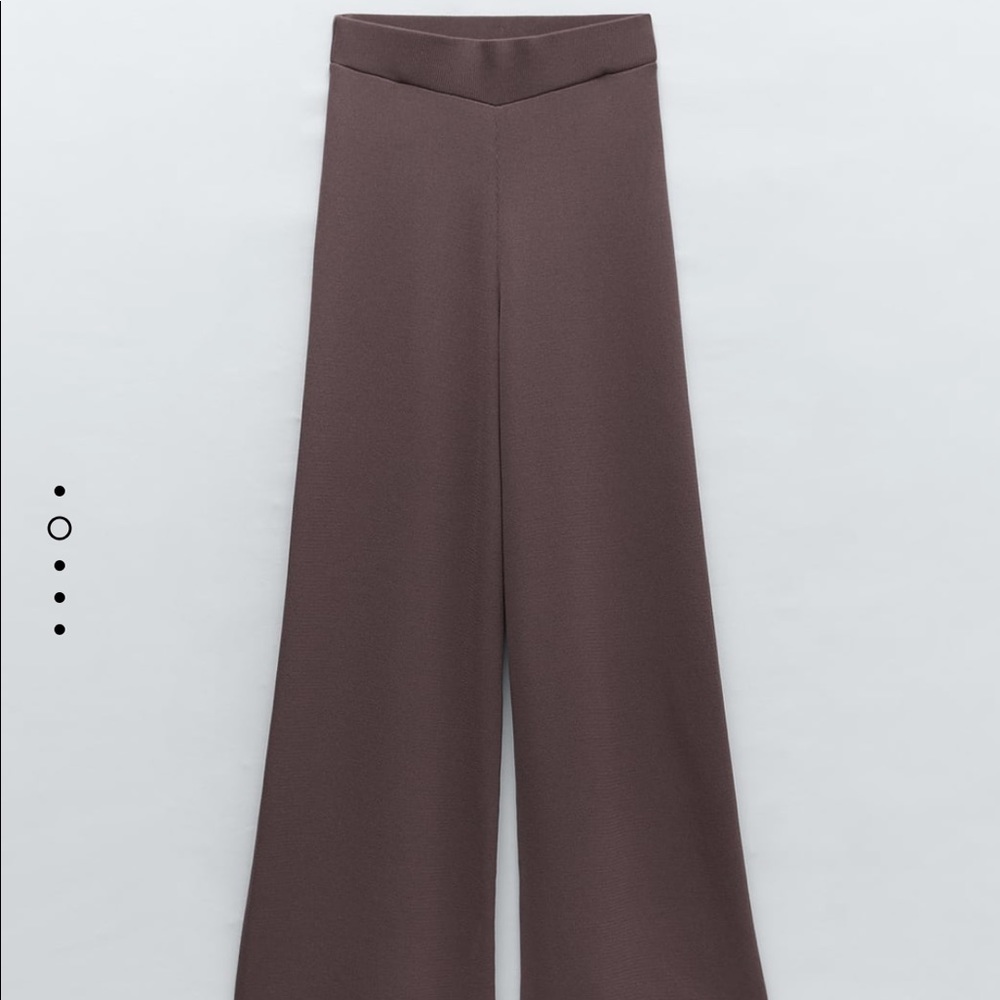 ZARA: Straight Leg Knit Pants